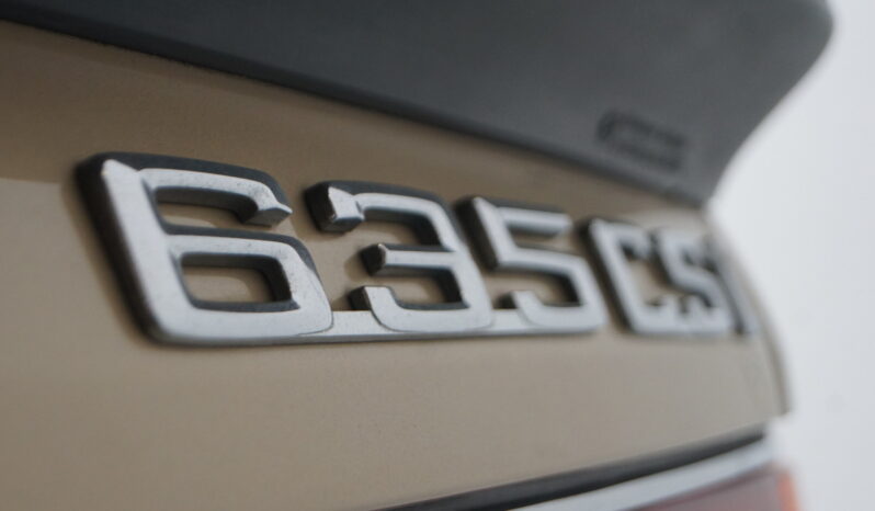 
								1987 BMW 635 CSI full									